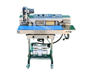 1100抽气型封口机带打码